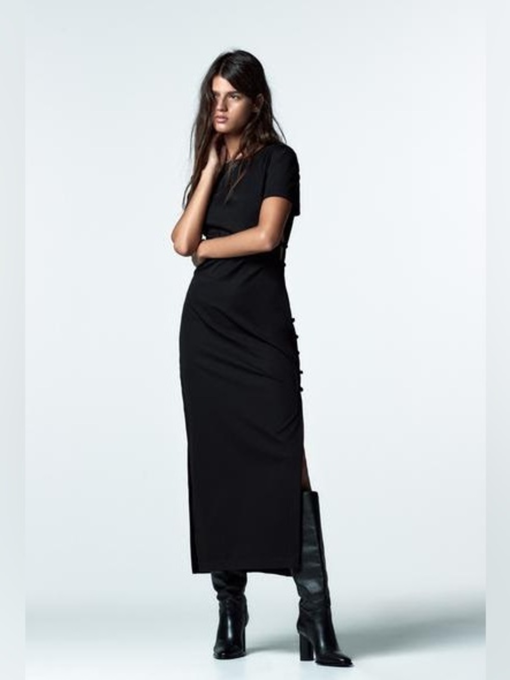 Black Cut Out Zara Dress New Small